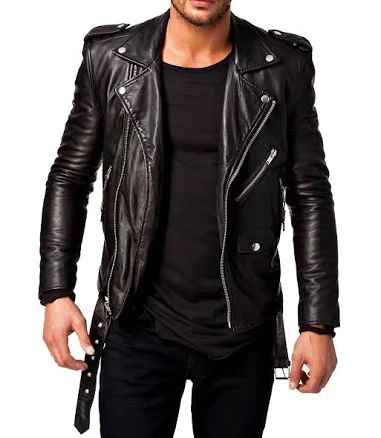 Lambskin Leather Full Sleeve Riding Jacket