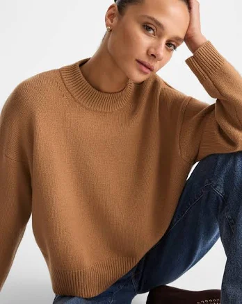 Madewell Women's SoftWool Boxy Crewneck Sweater