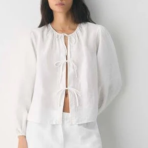 Little Moon Women's Tybee Linen Blouse
