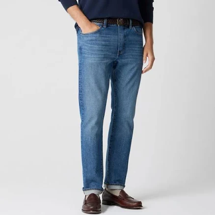 J.Crew Men's Straight-Fit Selvedge Jean in Signature Flex