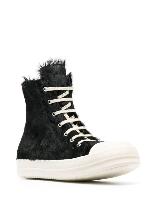 Shearling High-top Sneakers