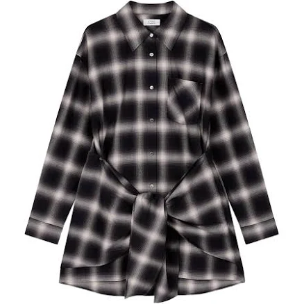 Studio Tomboy Women's Checked Wrap Shirt