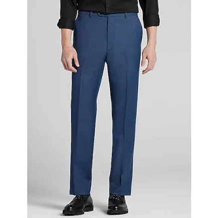 Men's Pronto Uomo Platinum Classic Fit Wool-Blend Dress Pants