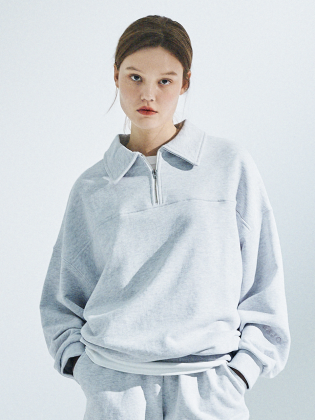 Half Zip Up Sweatshirt