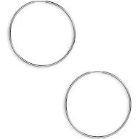 Argento Vivo Endless Hoop Earrings