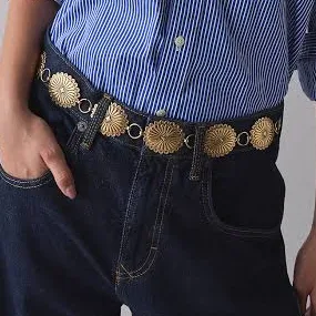 Urban Outfitters Embossed Chain Belt