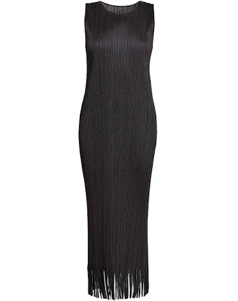 Pleats Please Issey Miyake Women's Wave Pleated Midi Dress