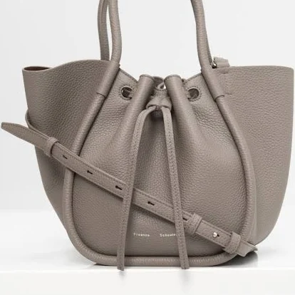 Proenza Schouler Women's Small Ruched Leather Tote Bag