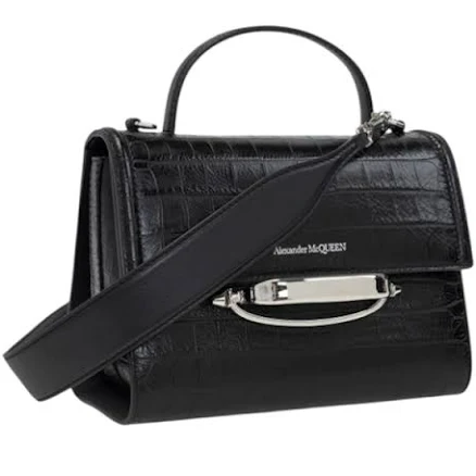 ALEXANDER MCQUEEN - The Story bag, Women , Black