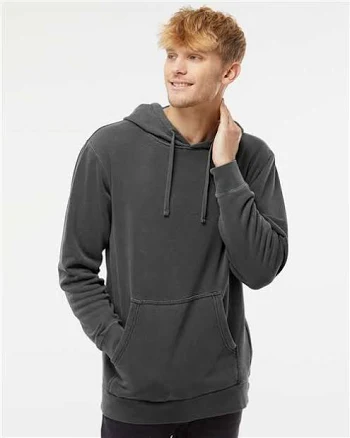 Independent Trading Co. Midweight Pigment-Dyed Hooded Sweatshirt