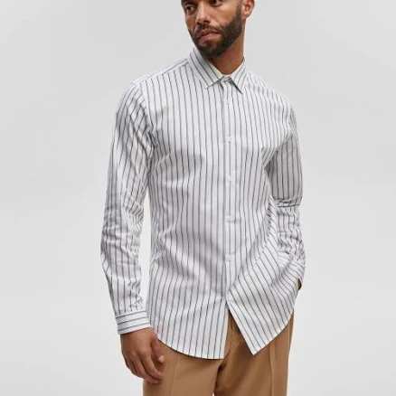 Men's Slim-Fit Button-Down Sport Shirt