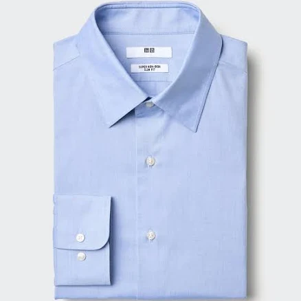 UNIQLO Men's Super Non-Iron Slim Shirt