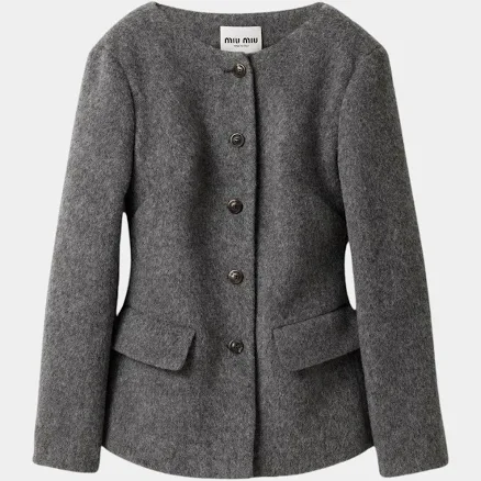 Miu Miu Women's Light Shetland Wool Jacket