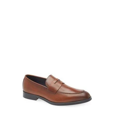 Nordstrom Edward Penny Loafer in Brown Ochre at Nordstrom, Size 10.5