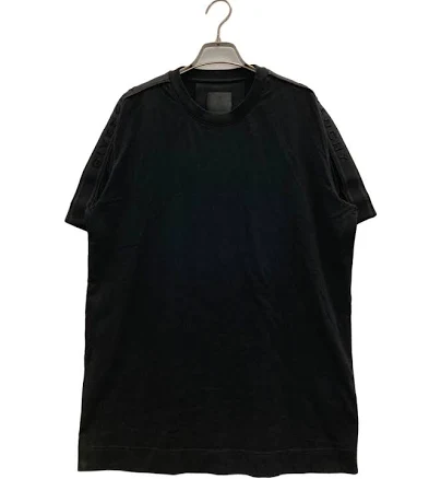 Givenchy Tape Logo Tee Size: L Black Bm714q3y6b Men