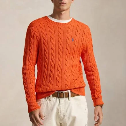 Polo Ralph Lauren Men's Cable Knit Cotton Sweater