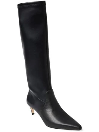 Jack Rogers Women's Virginia Stretch Leather Kitten Heel Boots