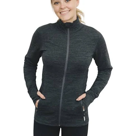 Woolino Women's Merino Wool Fleece Full-Zip Jacket