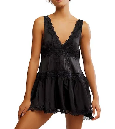 Free People Women's In This Groove Mini Slip Dress