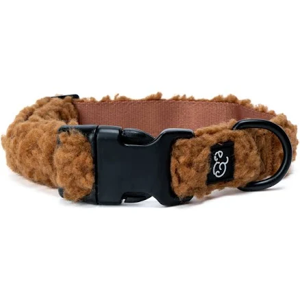 Lucy & Co. The Cinnamon Teddy Dog Collar