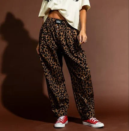 Happy Chance Barrel Leg Boxer Pants