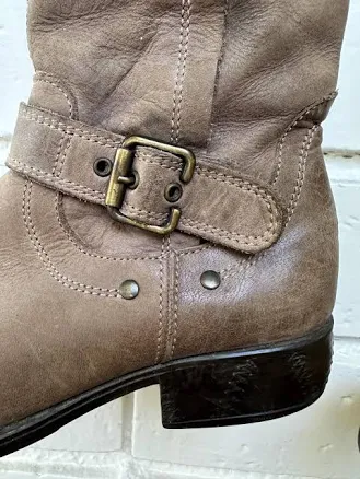 Eric Michaels Distressed Knee High Western Boots