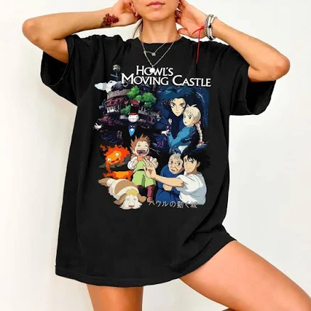 Studio Ghibli Howl's Moving Castle Y2K Sweatshirt