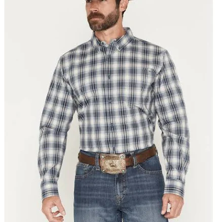 Cody James Men's Tennessee Trail Plaid Long Sleeve Western Shirt