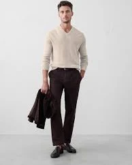 Merino Wool V-Neck Sweater