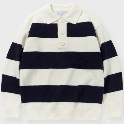 Goodlifeworks Overfit Rugby Stripe Knit