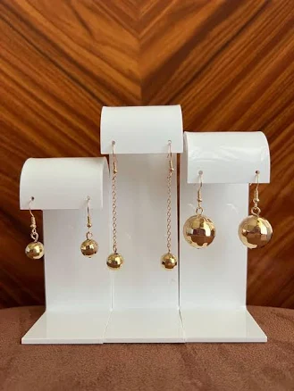 Glam Ball Drop Earrings