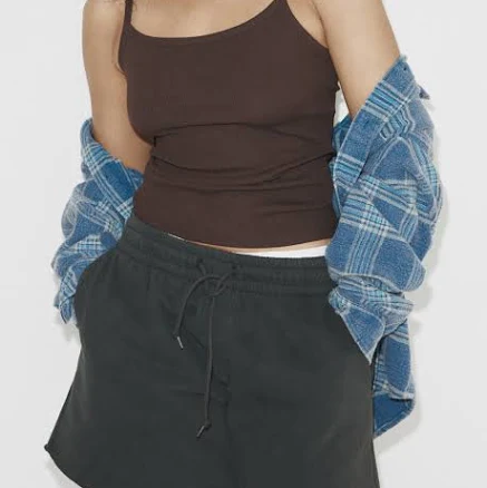 H&M Ladies Ribbed Cotton Tank Top