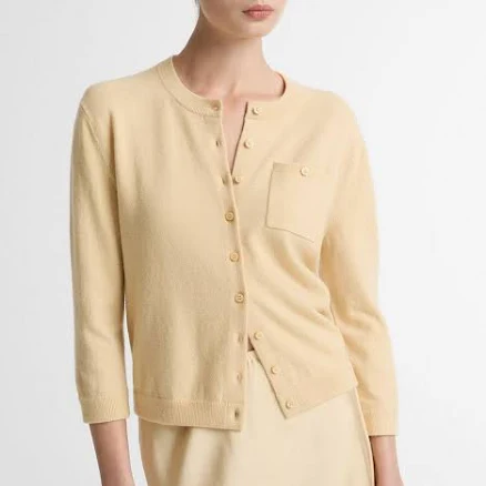 Vince Women's Cashmere-Blend Pocket Cardigan