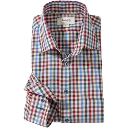 Hagen Cotton Gingham Check Shirt