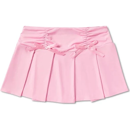 Spencer's Satin Bow Mini Skirt