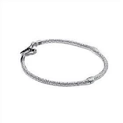 Pandora Sterling Silver Studded Heart Clasp Bracelet