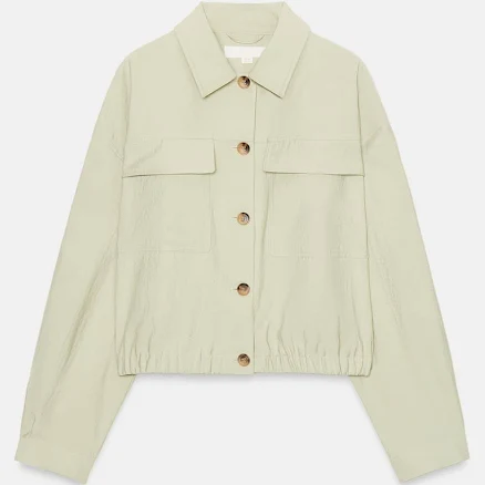Zara Short Jacket with Flap Pockets