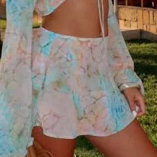Aura Wave Mini Skirt