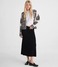 Merino Wool-Blend Maxi Skirt