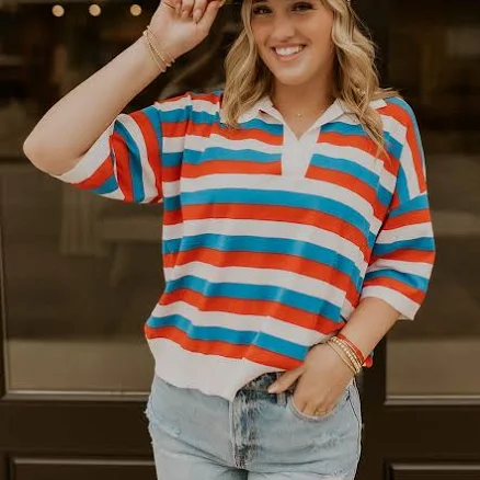 Liberty Striped Knit Top