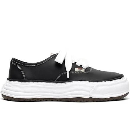 Maison Mihara Yasuhiro Black Baker Og Sole Canvas Sneakers