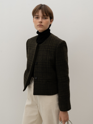 Check Short Jacket