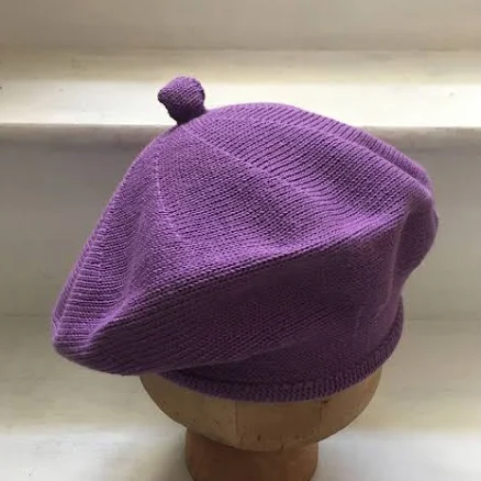 French Knitted Cotton Beret