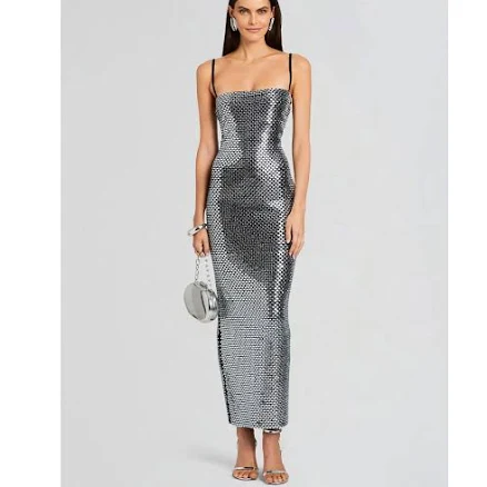 Retrofête Women's Kyree Crystal Embellished Cotton & Cashmere Maxi Dress