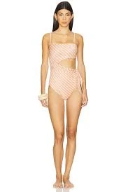 Cascadian Scarf Tie One Piece Swimsuit