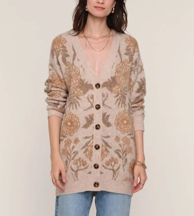 Ryan Floral Jacquard Cardigan