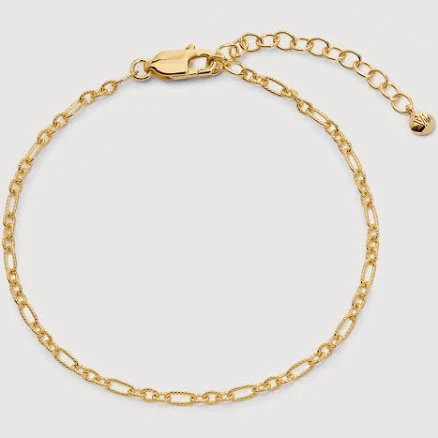 Monica Vinader Textured Link Chain Women Bracelet