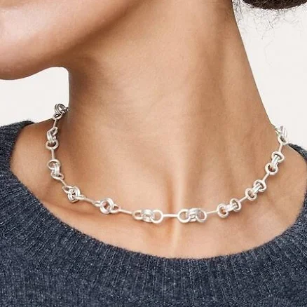 Banana Republic Women's Double Ring Chain Necklace