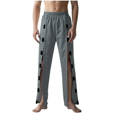 Men's Loose Fit Tear Away Sweatpants with Pockets