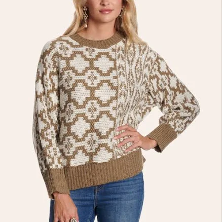Rockin' C Women's Aztec Print Sweater
